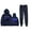 Navy, variant on Lenny Kravitz Blue Electric Light Tour 2025 Fall Suit Casual Hoodies Jogger Pants Sets