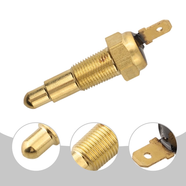1Pc Engine Cooling Fan Temperature Sensor Metal Switch For Car 1/8" Npt Thread Radiator Fan Thermal Sensor Switch Accessories