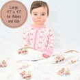 thumbnail image 2 of LollyBanks Muslin Baby Quilt, 100% Cotton 6-Layer Lightweight Blanket, 47 x 47 inch,Noah's Ark, 2 of 6
