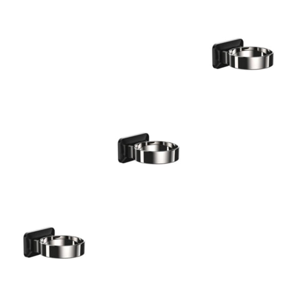 Estante de almacenamiento Billuyoard para secador de pelo sin perforaciones color Negro