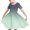 Green, variant on Odeerbi Kids Girls Summer A-Line Dress Cute Gradient Swing Dress Kids Kids Short Sleeve Stretchy Dress Kids Girls Clothes
