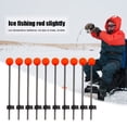 thumbnail image 4 of Puntas de caña de pescar en hielo, punta de varilla de resorte de bola roja ligera para pesca en hielo, 10 Uds., 4 of 7