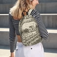 thumbnail image 7 of Balery Vineyard Landscape Vintage Canvas Backpack for Men and Women - Large Capacity, Durable Travel Laptop Bag for School, Work, Hiking, and Outdoor Activities, 7 of 7