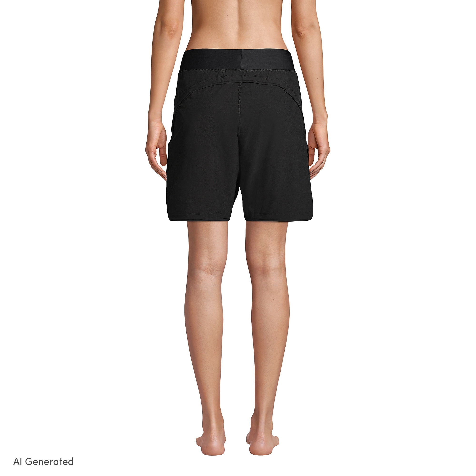 Lands' End Women's SunShade UPF 50 9" Board Shorts with Panty