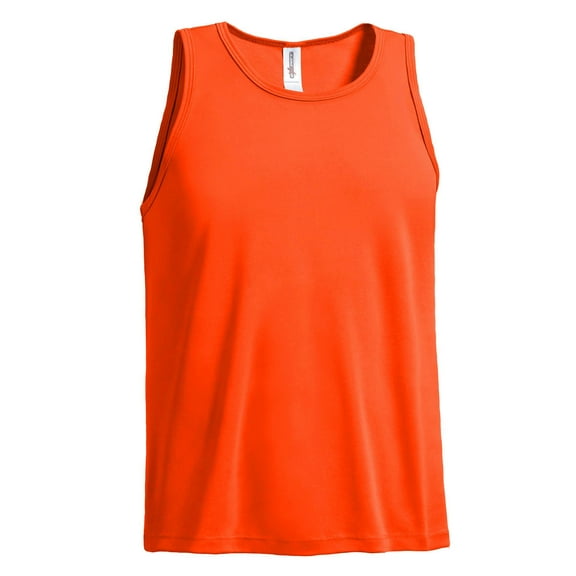 Expert Brand USA-Made Men's DriMax™ Workout Athletic T-Shirt, Safety Orange, XL