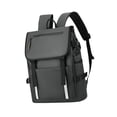 thumbnail image 4 of Mochila impermeable perfecl para computadora Senderismo Compras Portátil Camping gris, 4 of 8