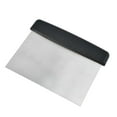 thumbnail image 1 of Scraper Stainless Steel Chopper Spatula Slicer Dough scraper Baking Tools Spatula for Dough Pastry Pancakes, Plastic Handle, 1 of 1