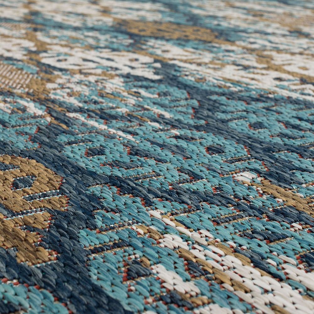 Mohawk Home Ronda Outdoor Area Rug, Blue, 10' x 13'