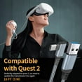 thumbnail image 2 of Cable De Datos 5M Compatible Con Oculus Quest 2 Link Cable Vr Gafas Equipo Todo En Uno Máquina Codo Cable De Datos Para Auriculares Y Pc Para Juegos Noticed EL016081-00, 2 of 5