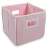 Badger Basket - Waffle Fabric Folding Bin, Pink