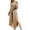 Brown, variant on Quinlirra Sweater Dresses for Women 2024 Maxi Women Fashion Casual Round Neck Long Sleeve Hole Hollow Out Ankle-Length Sweater Dress Brown M