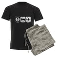 thumbnail image 6 of CafePress - Eat. Sleep. Fly. (Pilot/Plane Men's Dark Pajamas - Men's Dark Loose Fit Cotton Pajama Set, 6 of 7