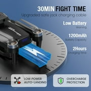 TOPVISION Drone with Camera, FPV Drone with Brushless Motor, One Key Take Off/Landing, Gesture Selfie, 3 Speed Modes, Drone for Adults and Beginners