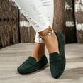 thumbnail image 2 of Rokment Women's Men's Moccasines Slip on Penny Loafers Walking Shoes Classic Comfortable Suede Flat Spring Fall Casual Dress Footwear Navy Size 10.5, 2 of 4