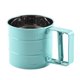 thumbnail image 3 of Colador de harina de mano Colador de harina de cocina casera Colador de azúcar Taza Colador de malla de acero inoxidable Worallymy JD711053944, 3 of 5
