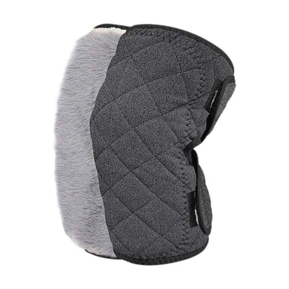 yotijay Winter Knee Warmers Knee Protector Comfortable Leg Warmer for Running Ski Sports Dark Grey with