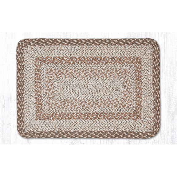 Earth Rugs ITC-14 Tan In The City Oblong Rug 27 Inch X 45 Inch