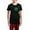 With Red Plaid Pant, variant on CafePress - Buffalo Irish Pajamas - Women's Short Sleeve Print T-Shirt and Pants Dark Cotton Pajama Set