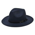 thumbnail image 1 of Jumpingount Sombrero con estilo para unisex - Para lugares de entretenimiento y festivales Sombreros Gorras Durable Ecológico Alta Cómodo Sombreros BF127-3 azul marino 1, 1 of 6