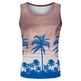 thumbnail image 5 of Mens Tank Top Spring Casual Beach Round Necklineline Printed Daily Loose Fit Breathable Refreshing Muscle Shirts Sizes M, 5 of 5