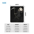 thumbnail image 6 of Grim Reaper Skull Moon Gaming Mouse Pad 7 x 8.6 in Rectangle Computer Mousepad Mat Non-Slip Rubber Base for Office Laptop PC, 6 of 6