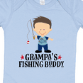 thumbnail image 4 of Inktastic Grampa Fishing Buddy Boys Boys Baby Bodysuit, 4 of 5
