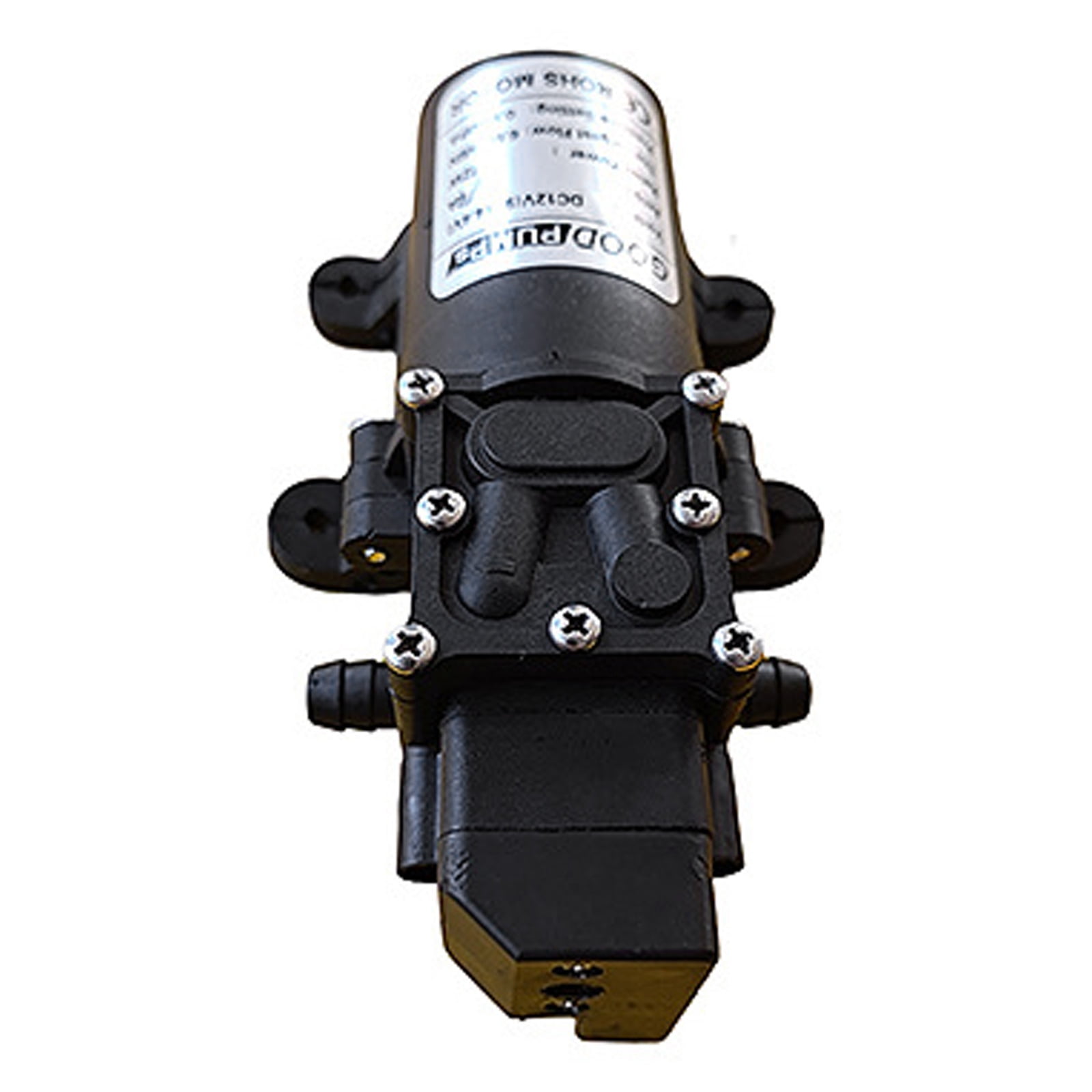 for DC 12V 130PSI 6L/Min Water High Pressure Diaphragm Self Priming Pump 72W