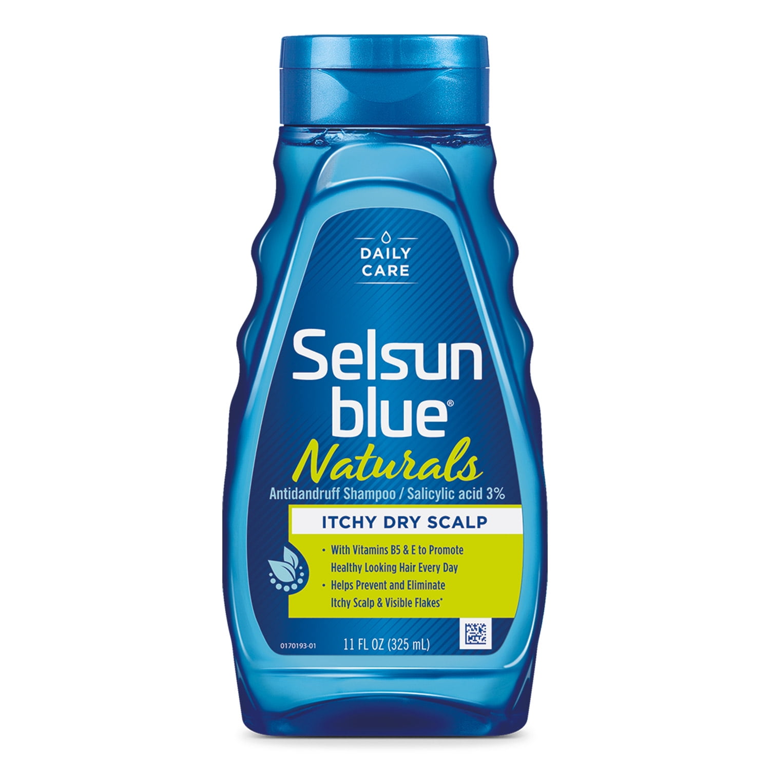 Selsun Blue Naturals Nourishing Moisturizing Itchy Dry Scalp Dandruff Relief Daily Shampoo, 11 fl oz