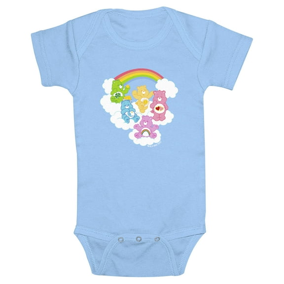 Infant's Care Bears Rainbow Clouds Group Bodysuit