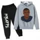 thumbnail image 3 of Conjunto de sudadera y pantalones con estampado de Mbappé para niños, primavera y otoño, conjunto de ropa deportiva de 2 piezas para niños y niñas, ropa para niños, 3 of 5