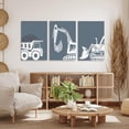 thumbnail image 4 of Construction Room Decor for Boys Toddler Wall Art Construction Vehicle Prints Dump Truck Wall Art Prints,Tractor Nursery Pictures,Transportation Vehicle Decor for Kids Toddler Playroom 12"x16", 4 of 6
