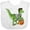 AA-White, variant on Inktastic Trick or Treat Franken-Raptor Boys or Girls Baby Bib