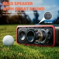 thumbnail image 5 of DBSOARS Portable Golf Speaker, Magnetic Golf Cart Bluetooth Speaker  with Bass and Mount, IPX7 Waterproof Wireless Speaker, 24H Playtime, Golf Gifts, 5 of 10