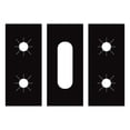 thumbnail image 1 of Bgsha 5 Hole Gas Stove Pad Protective Cover Kitchen Cleaning Anti-dirty Non-stick Pads, 1 of 10