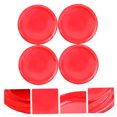 thumbnail image 4 of unbranded 4 Pcs Battle Gyro Red Plastic Gyro Toy Game, 4 of 7