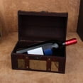 thumbnail image 2 of BESTYASH Antique Treasure Chest De Madera Marrón Para Almacenamiento Y Exhibición, 2 of 5