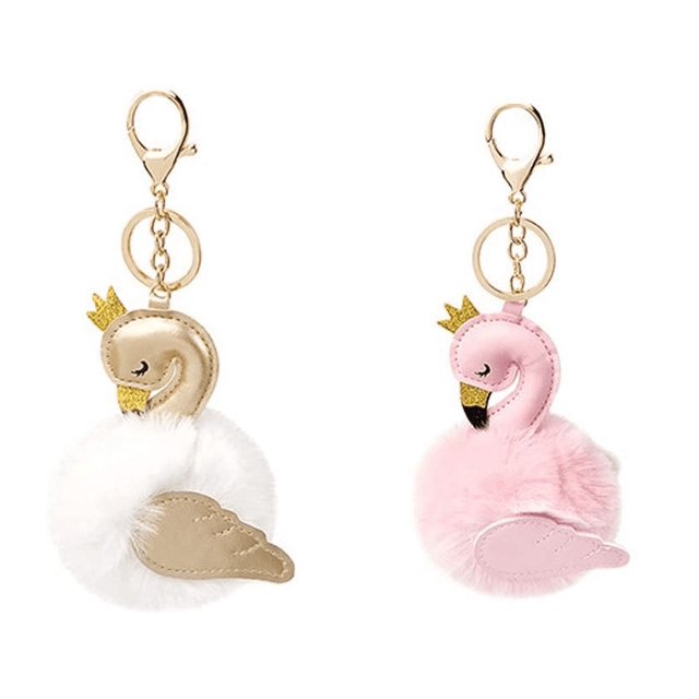 2 amuletos de bolsa de flamenco, llaveros, decoraciones de llaves