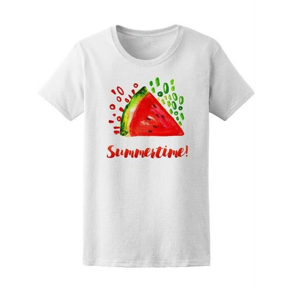 Summertime Tropical Watermelon T-Shirt Women -Image by Shutterstock, Female x-Large