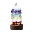 thumbnail image 2 of Sunjoy Tech Faux Crystal Salt Table Lamp Plug And Play 110v-240V Amethyst Bedside USB Stone Natural Desktop Nightstand Light Bedroom Supplies, 2 of 8