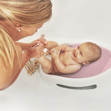 Angelcare Plastic Baby Bathtub Support Seat, Pink, Unisex, 1 Count