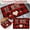 J10_Red, variant on Love Imitation Wool Carpet 30*40 Gray,1 Heart-Shaped Rug,Wool Imitation Sheepskin Rugs Faux Fur Non Slip Bedroom Shaggy Carpet Mats
