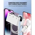 thumbnail image 7 of SD Card Reader USB C Lightning to Micro SD USB Adapter(3in2) for iPhone 16 15 Pro Max Type C Cable OTG 3.0 TF Digital Camera Drive Memory Stick Photo for Apple for iPad Compatible for Samsung Android, 7 of 7