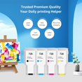 thumbnail image 2 of 728 Ink Cartridges Combo Pack Replacement for 728 Ink 300ML Compatible for DesignJet T830 MFP & T730 Large Format Plotter Printers (4-Pack, Matte Black/Cyan/Magenta/Yellow), 2 of 5