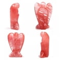 thumbnail image 5 of MATROOY 2" Natural Quartz Crystal Angel Stones Healing Reiki Gemstone Mineral Specimens-Rose Quartz, 5 of 9