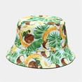 thumbnail image 3 of Bucket Hat for Women Men Cartoon Fruit Printed Basin Hat Outdoor Casual Sun Hat Visor Unisex Sunshade Hat, 3 of 5