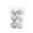 White, variant on 6 Pack Reindeer Christmas Ball Ornaments, Hollow Shatter Resistant Holiday Baubles, 2.4 Inch Tree Decorations for Wreath Garland Mantel and Party Display, Coordinated Seasonal Set