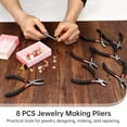 thumbnail image 3 of 8 alicates para hacer joyas, herramientas para hacer joyas, alicates para hacer pendientes, alicates para pelar cables, mini suministros para hacer joyas para manualidades, 3 of 7