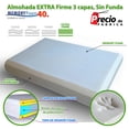 thumbnail image 3 of Almohada Extra Firme 3 Capas Con Memory Foam Sin Funda La Fabrica de Espuma Almohada 3 capas con MEMORY FOAM sin Funda, 3 of 5