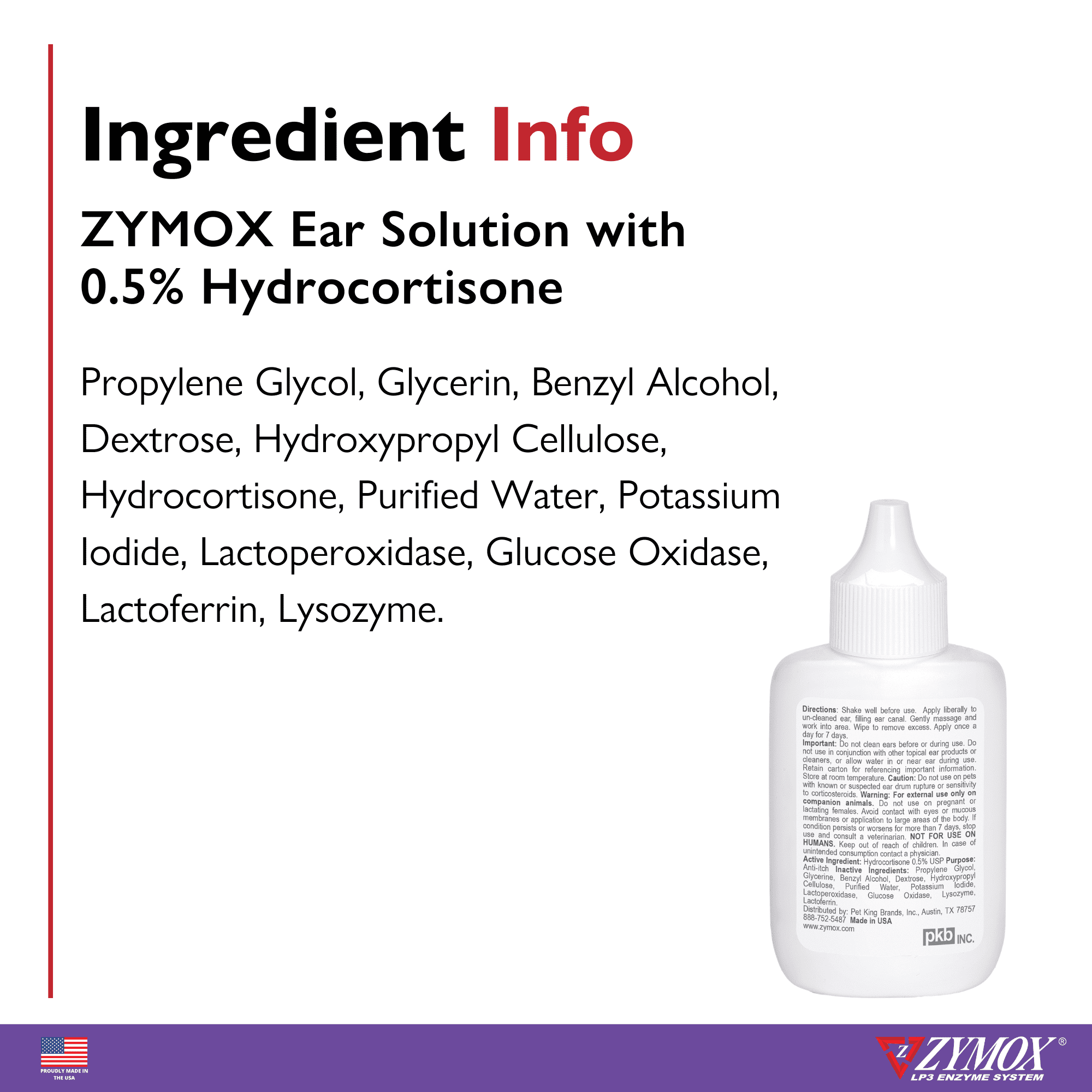 ZYMOX, Ear Solution, 1.25 Oz, With 0.5% Hydrocortisone - Walmart.com