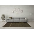 thumbnail image 3 of Ahgly Company Indoor Rectangle Abstract Brown Modern Area Rugs, 8' x 12', 3 of 4